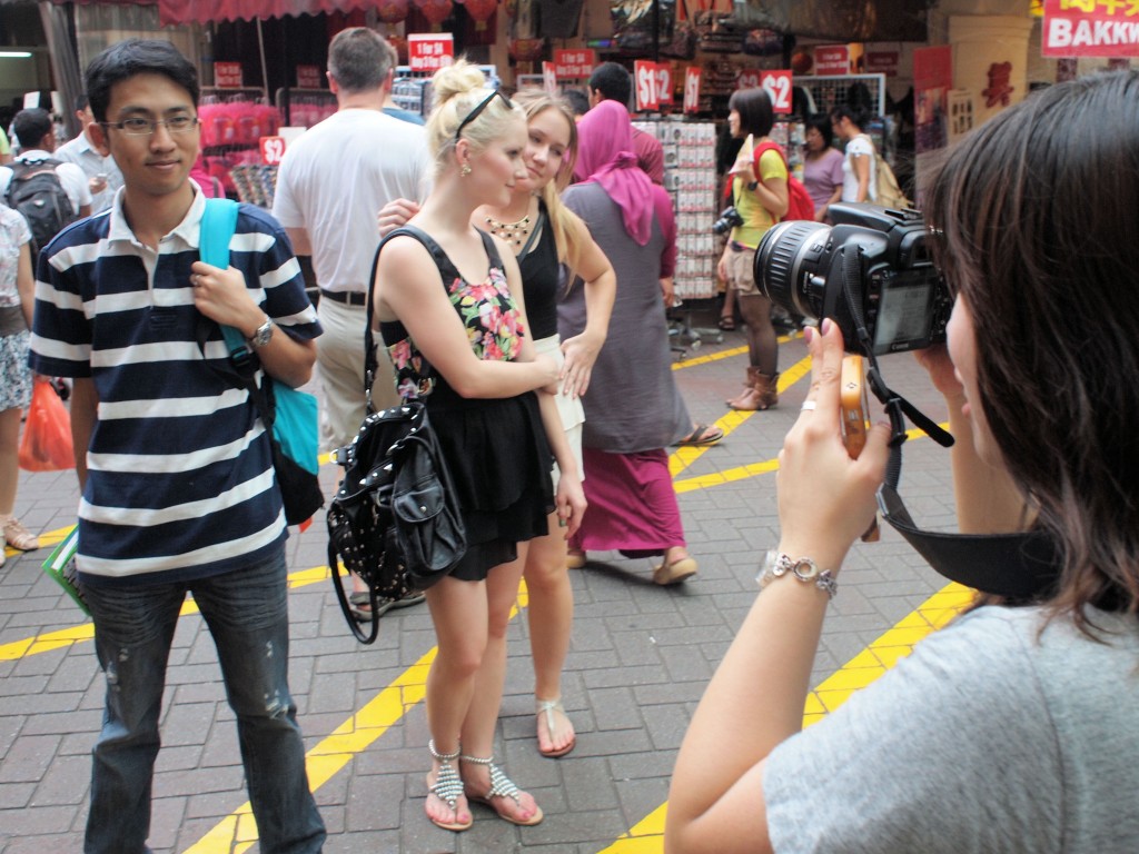 Picture Me at Singapore's Chinatown.